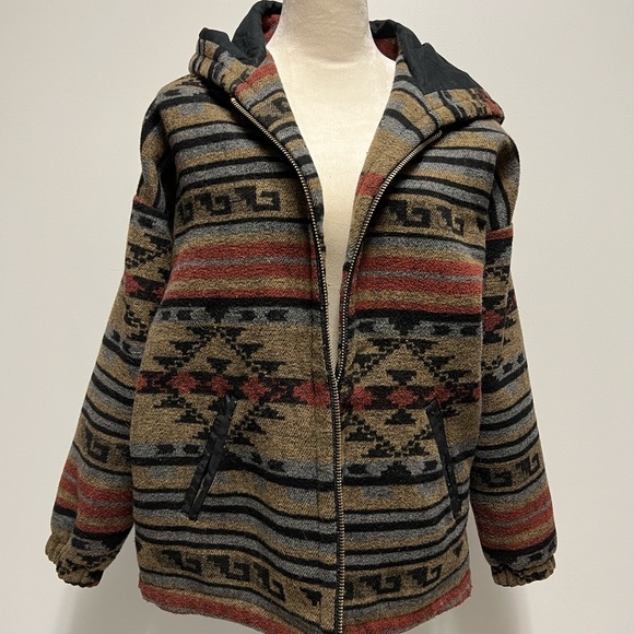 Forever 21 Jackets & Blazers - FOREVER 21 Tribal Oversized Jacket with Hood